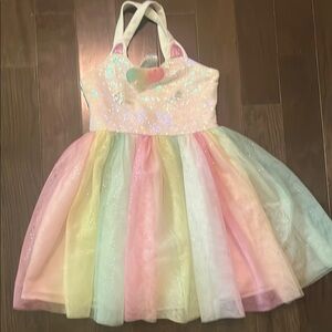 Pink Violet Girls’ Unicorn Dress Size 6